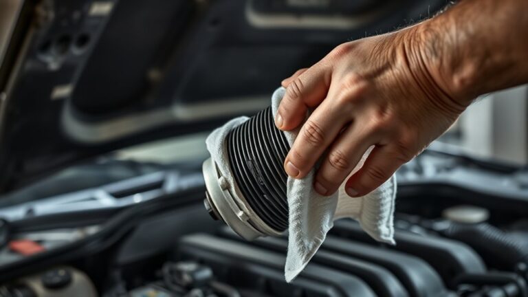 change oil filter manually