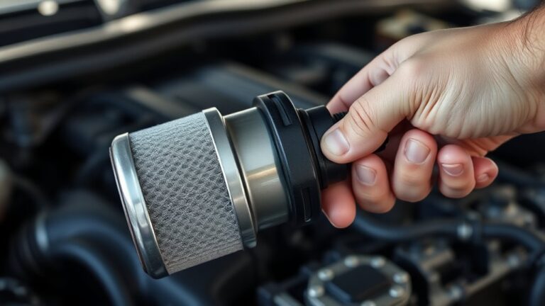 using an oil filter