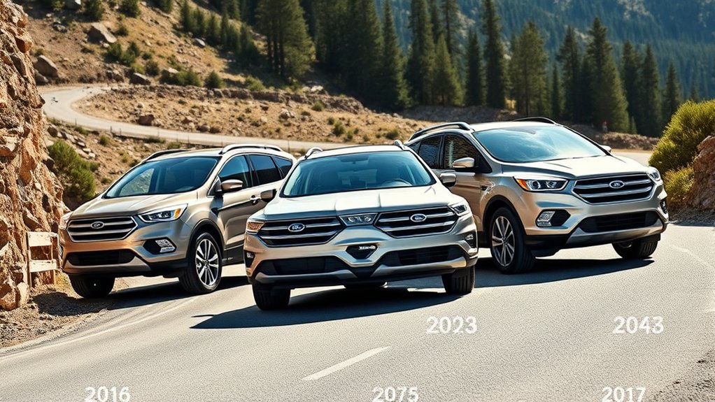 awd offered across multiple years