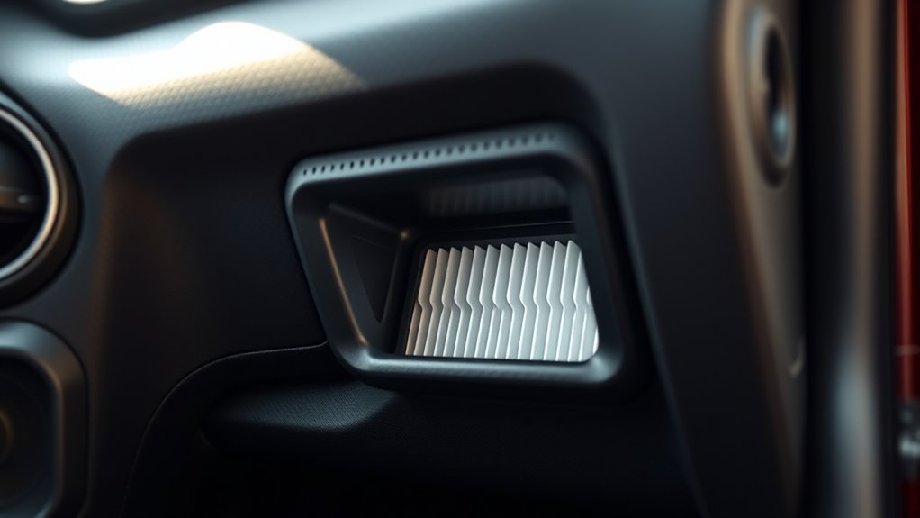 cabin filter behind glove box