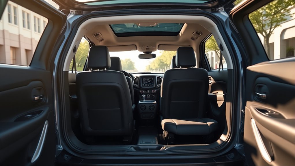 comfortable five seat cabin with balanced space