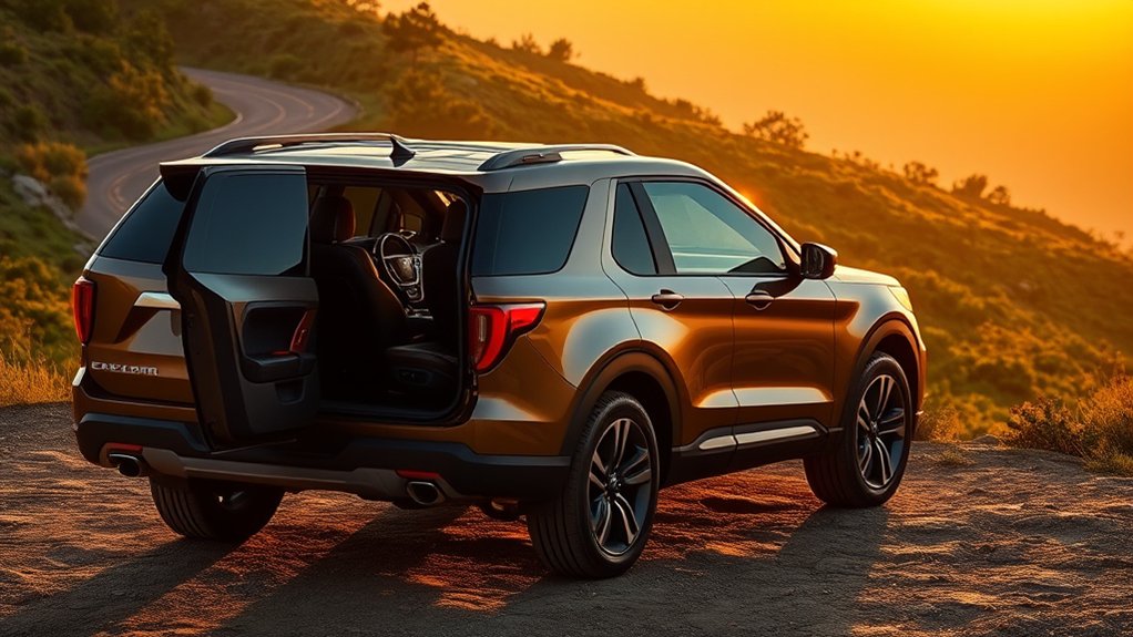 comfortable midsize suv with three rows