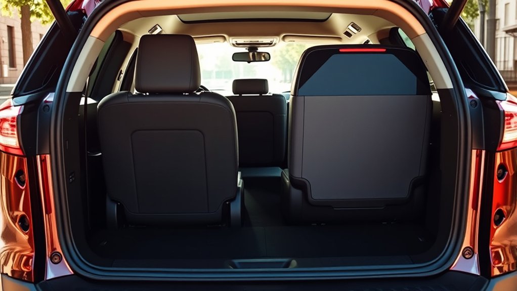 compact efficient five seat interior