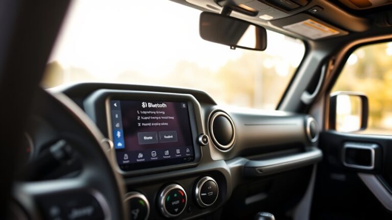 connecting jeep wrangler bluetooth pairing process