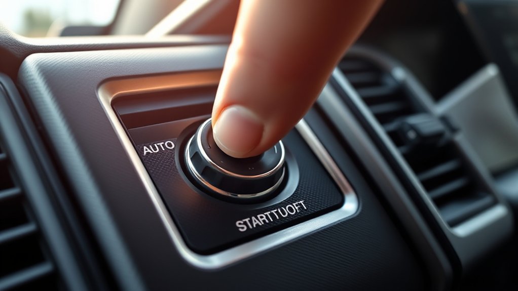 dash button disables auto start stop temporarily