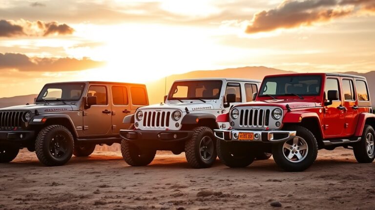different jeep wrangler models overview