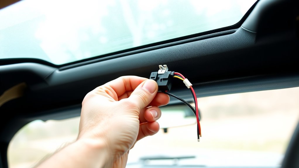 disconnect rear wiper and defroster wiring protections