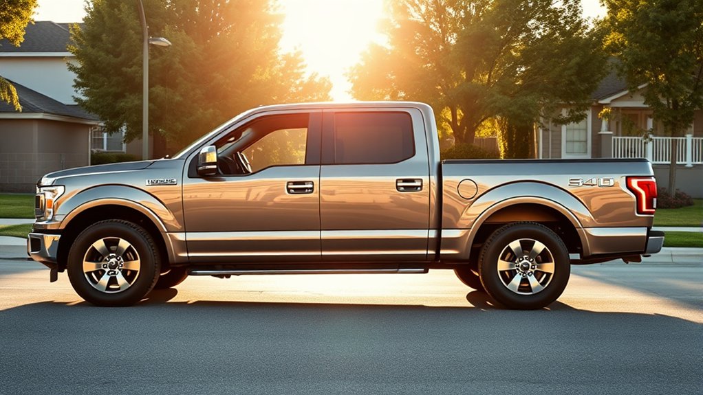 f 150 lengths by cab bed