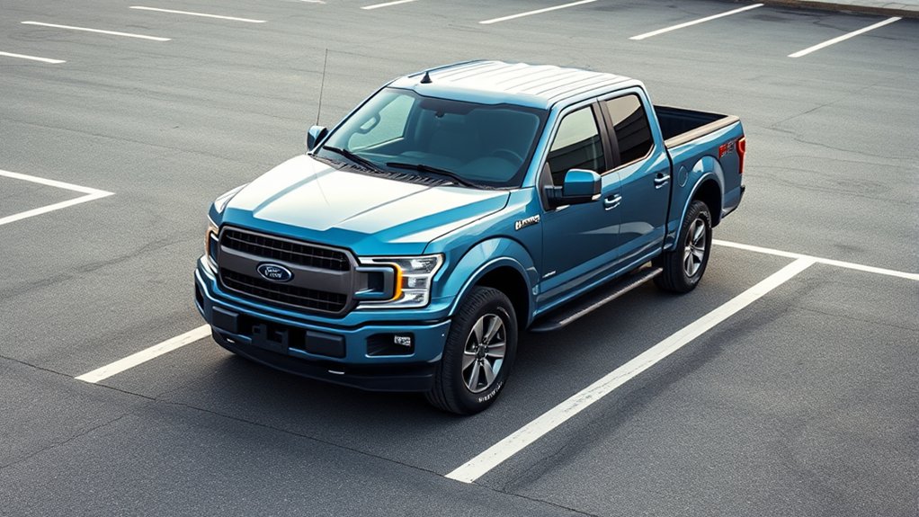 f 150 requires extra clearance for mirrors and doors