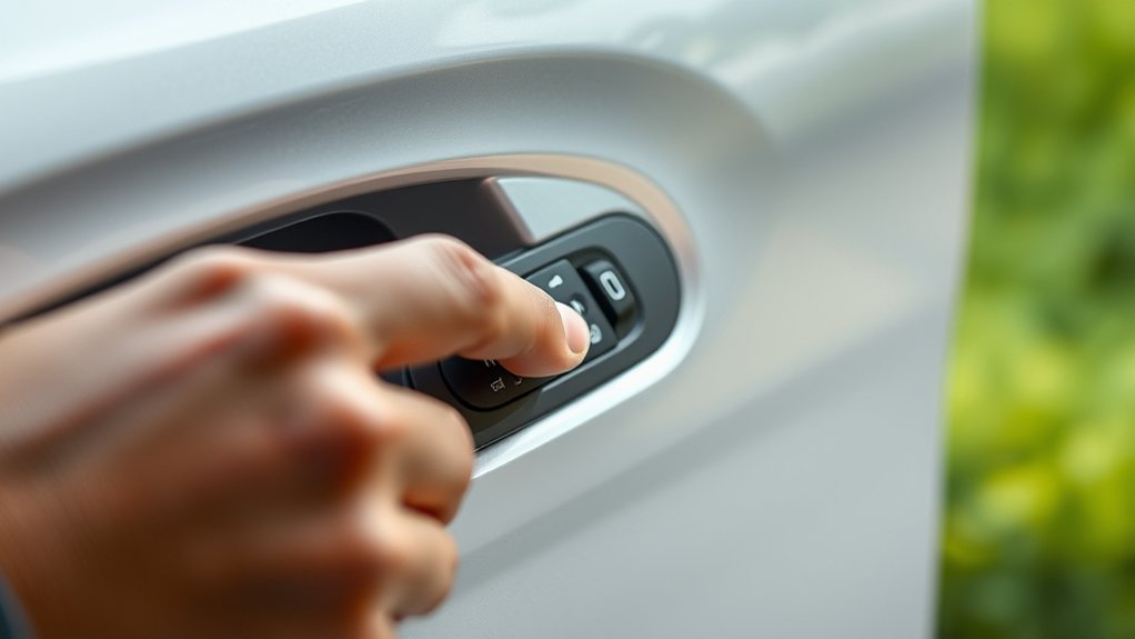 find ford door code location