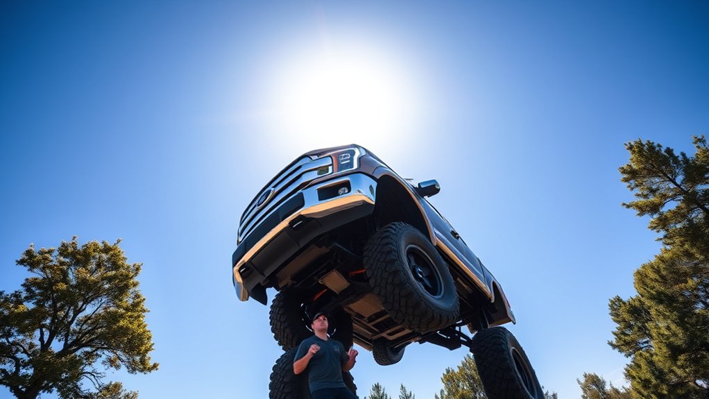 ford f 150 height varies