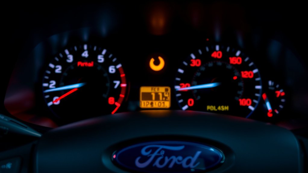 ford powertrain fault diagnostic warning codes stored