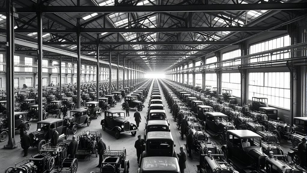 ford refined and scaled existing assembly line methods