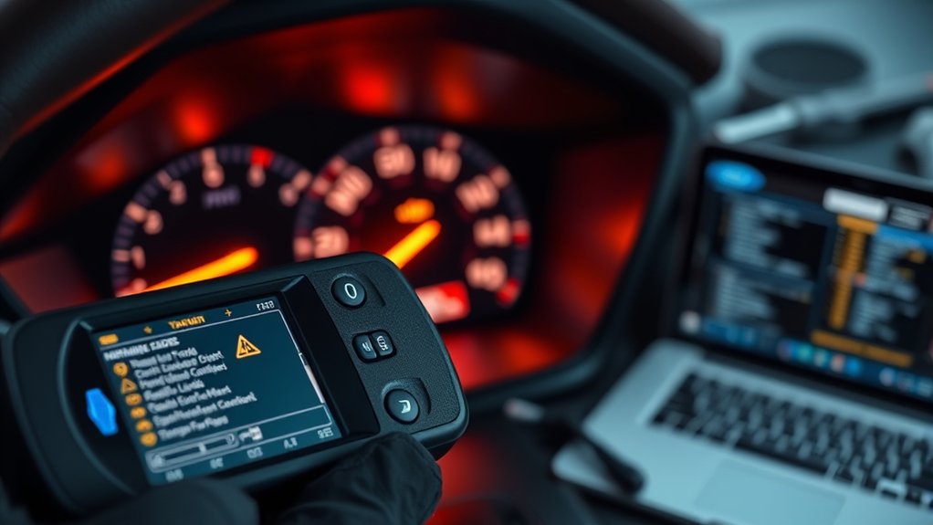 ford wrench light diagnostic sequence codes live data