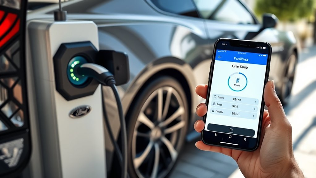 fordpass charging settings synchronization test