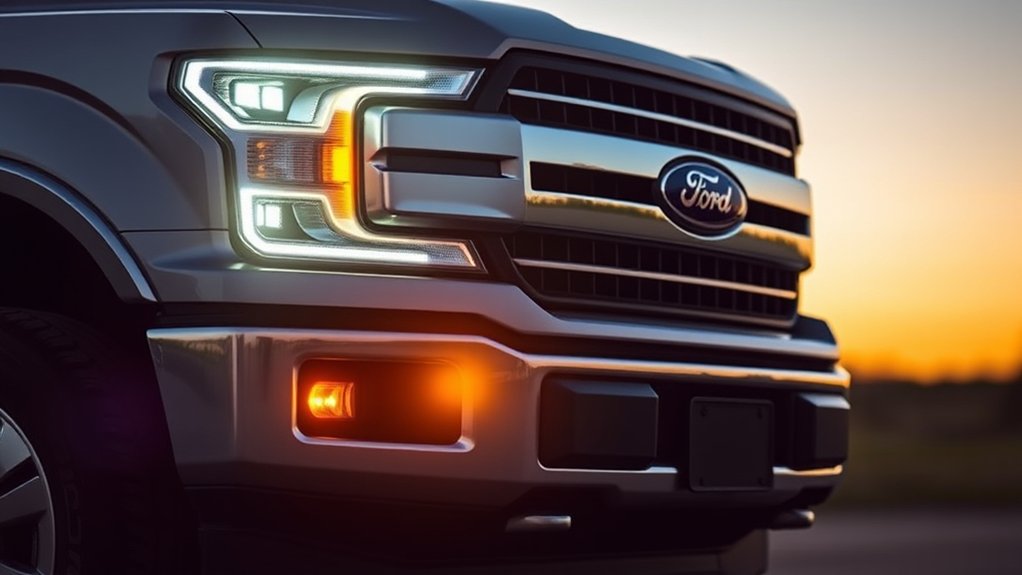 front grille mirror bed rear lighting