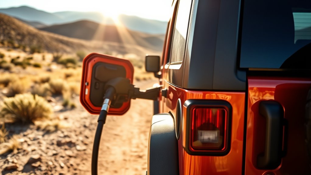 fuel economy determines wrangler range