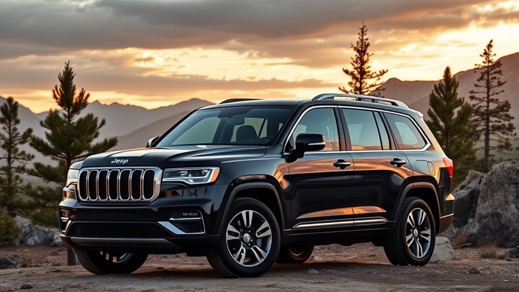 full size three row jeep practicality