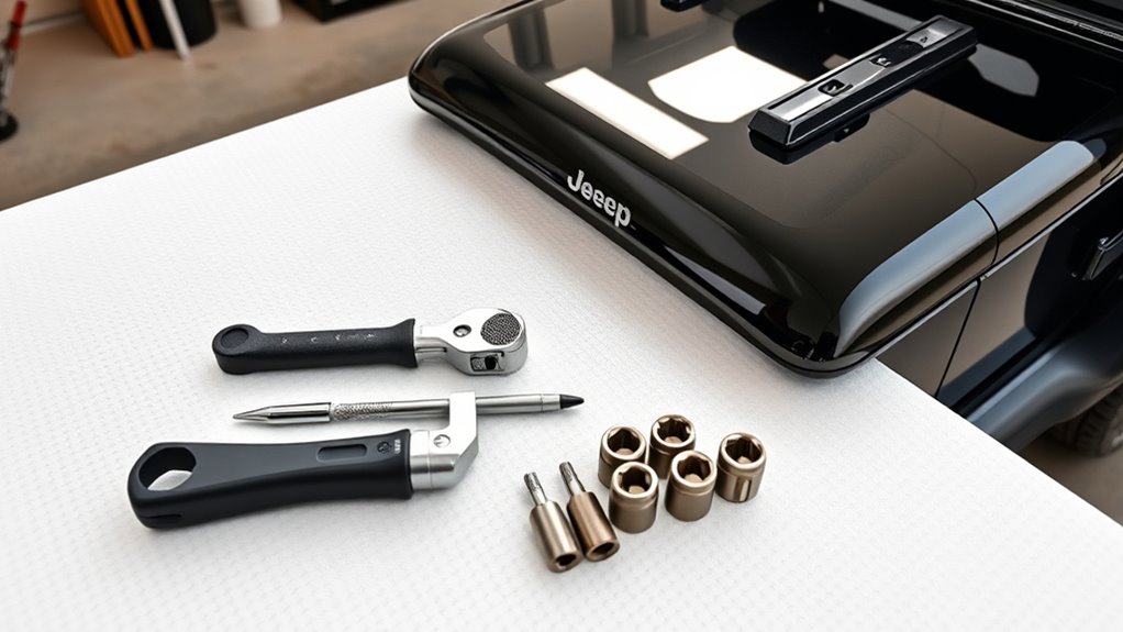 gather tools protect top safely