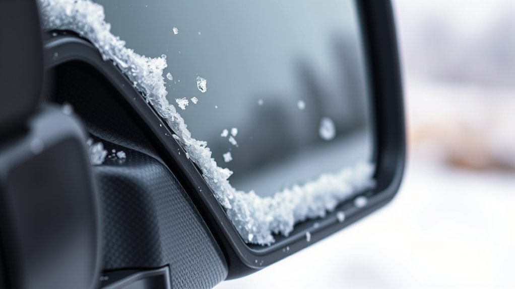 heated mirrors with rear defrost confirmation