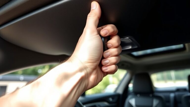 how to open ford hood