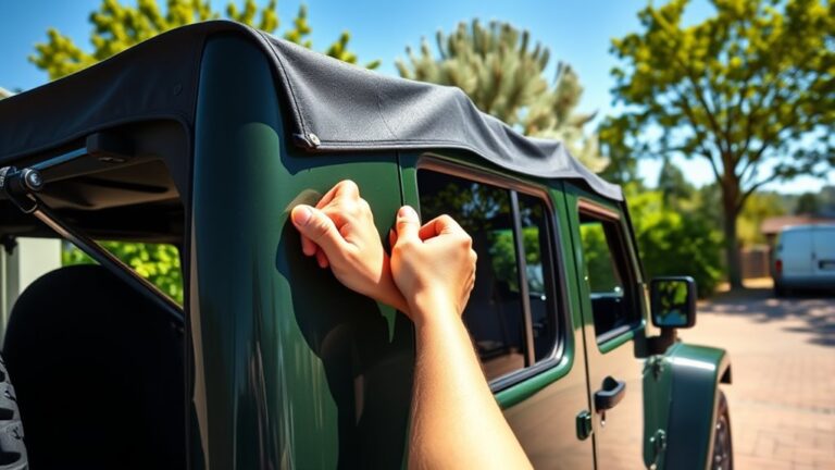how to remove jeep wrangler top