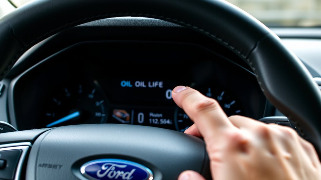ignition on parked check oil