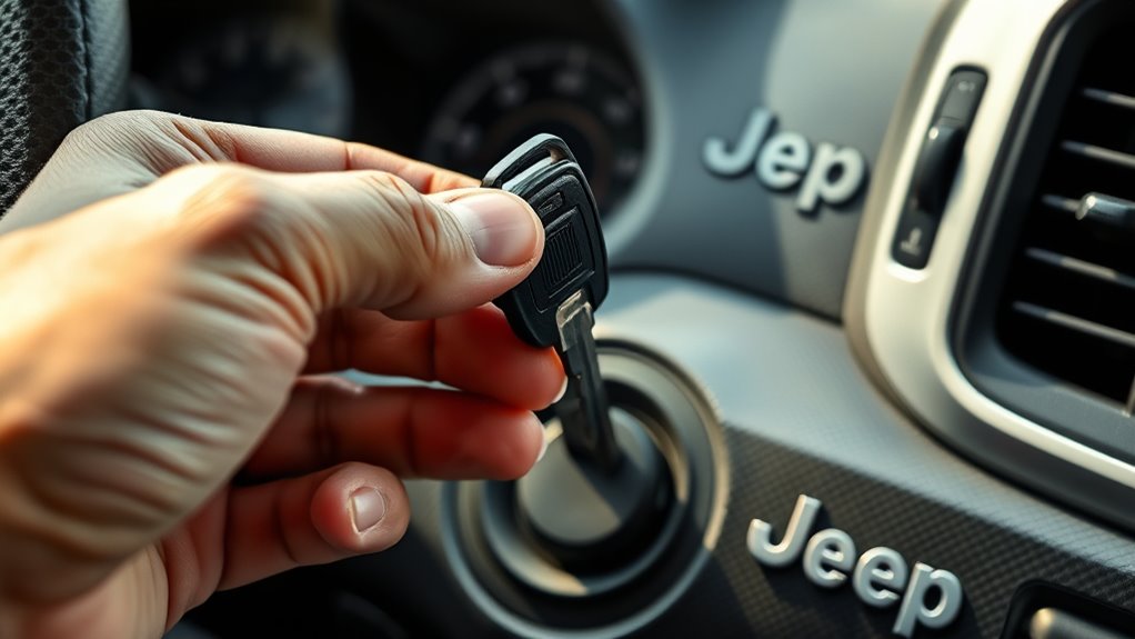 insert key engine starts smoothly