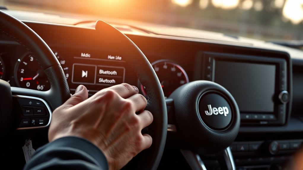 jeep bluetooth audio settings profile