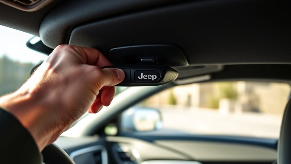 jeep cherokee hood release location