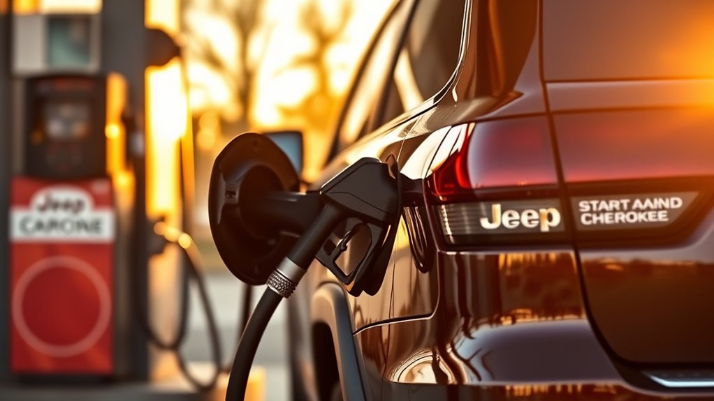 jeep grand cherokee fuel capacity ranges