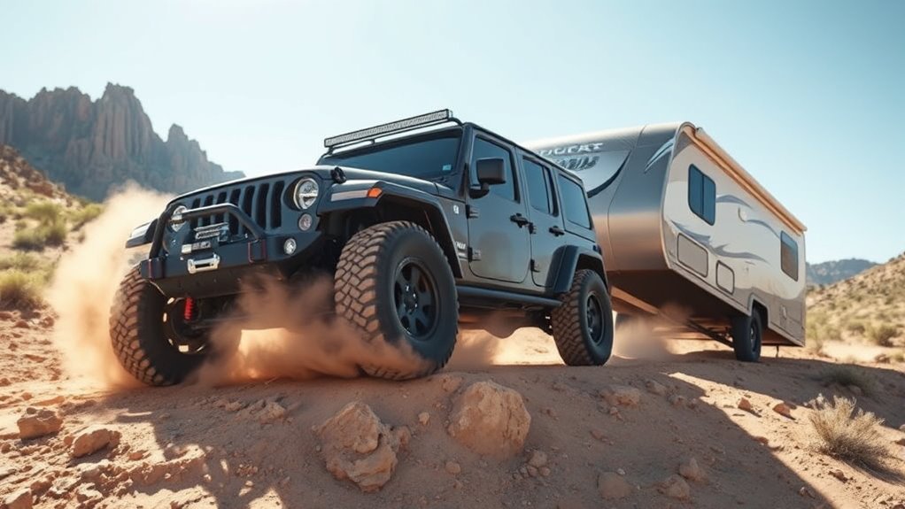 jeep towing limits warning