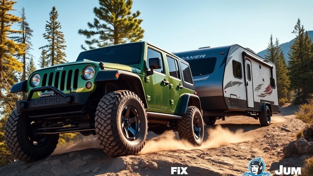 jeep towing weight hitch safety