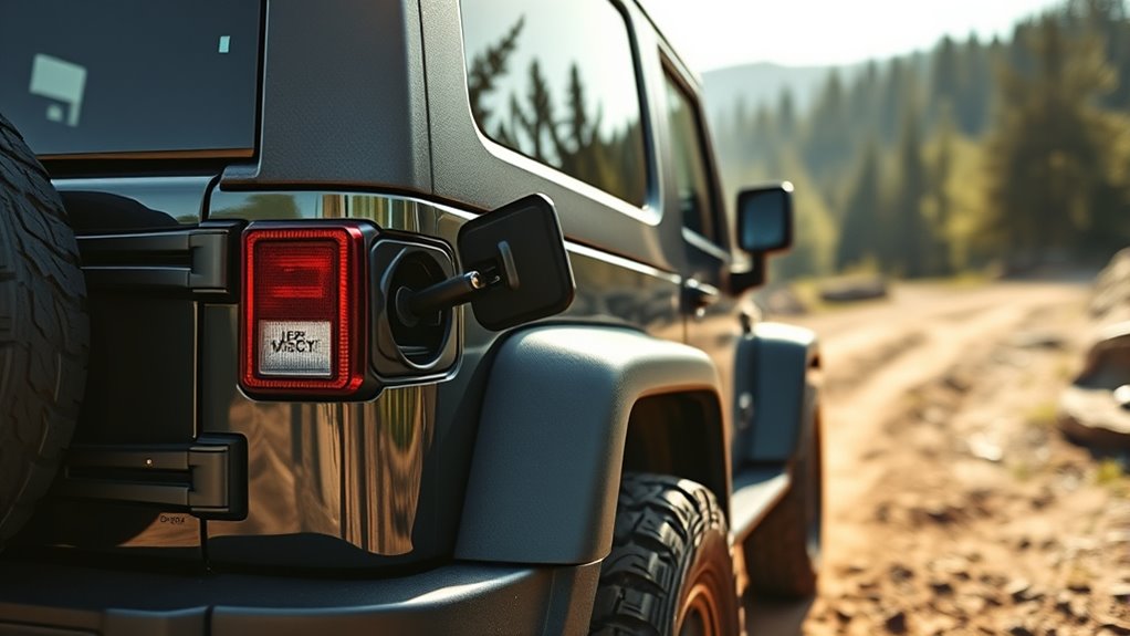 jeep wrangler fuel capacity varies