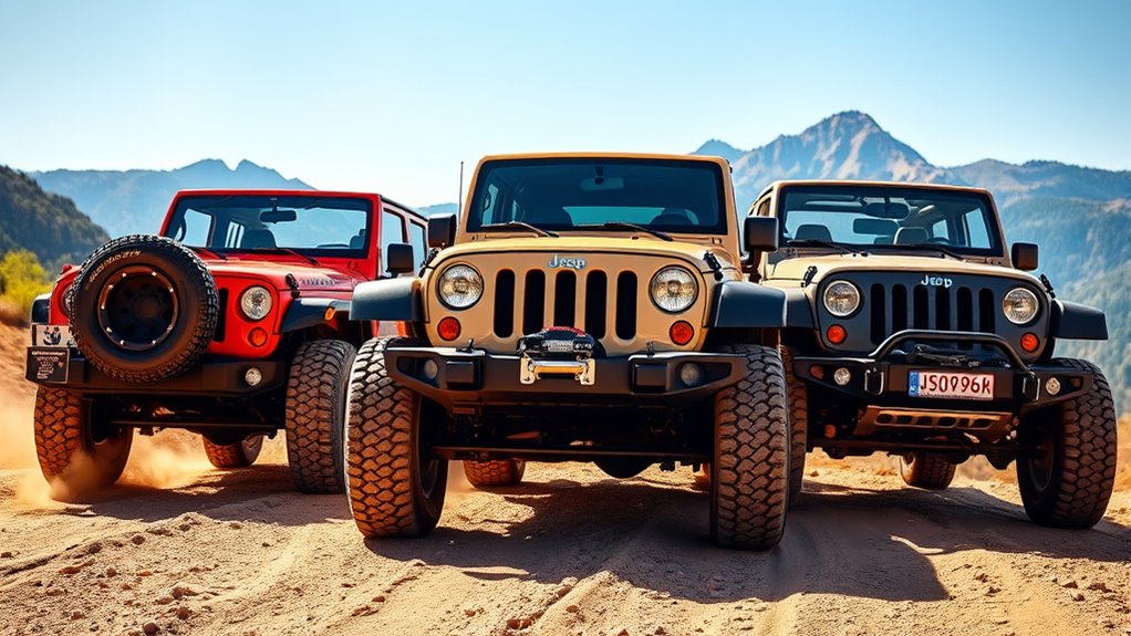jeep wrangler generations by year