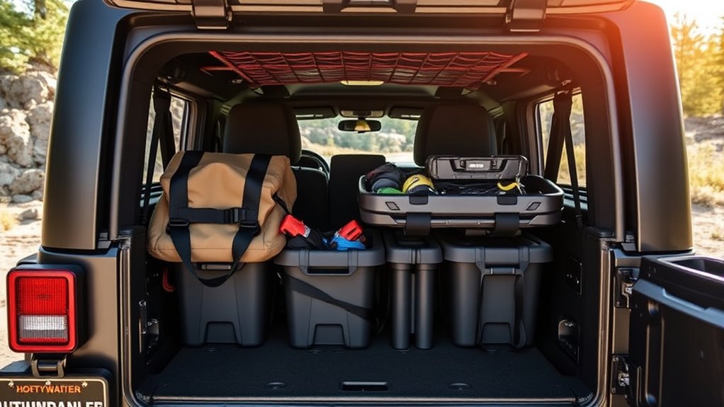 jeep wrangler storage upgrades organization