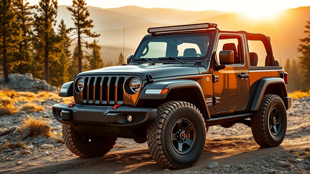 jeep wrangler suits rugged adventures