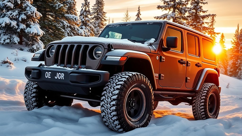 jeep wranglers excel in snow with proper tires
