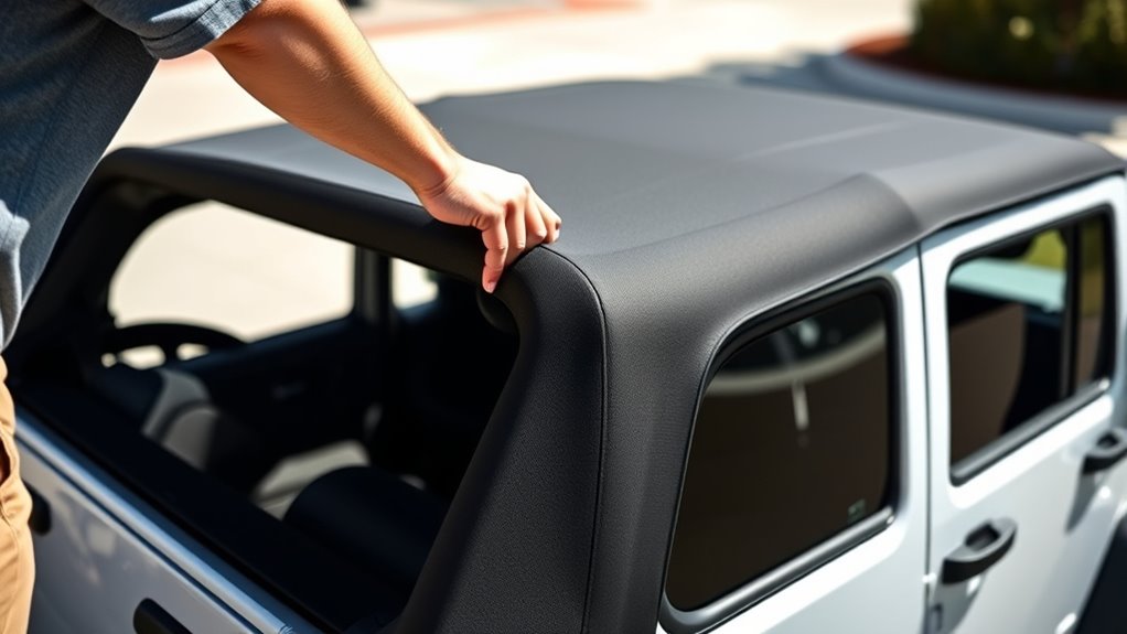 lift off hard top with helpers