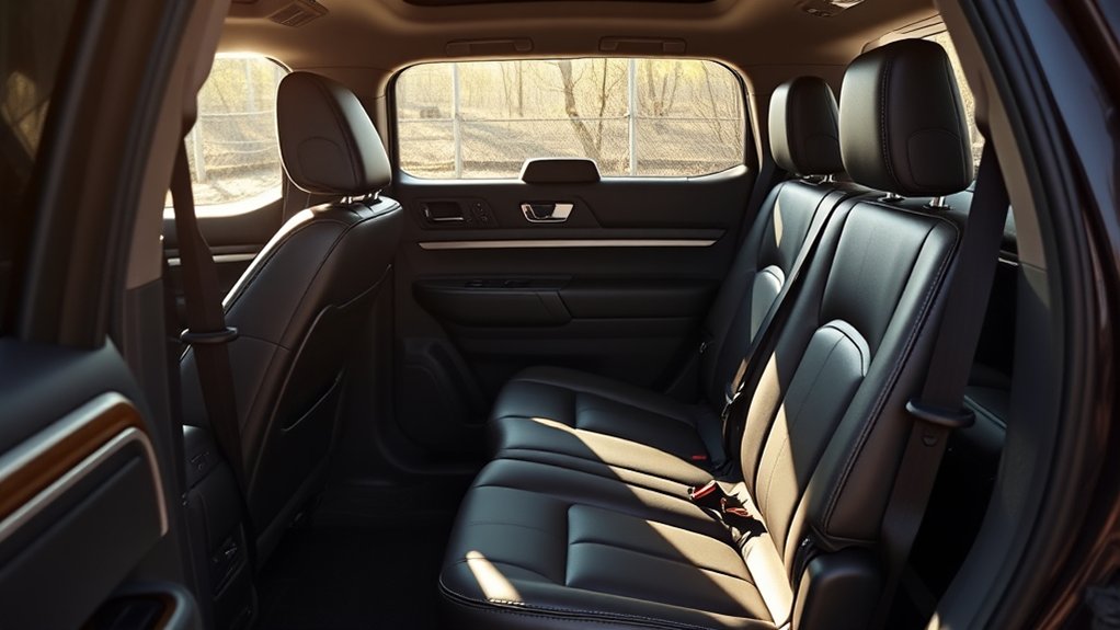 limited third row space best for short adults kids