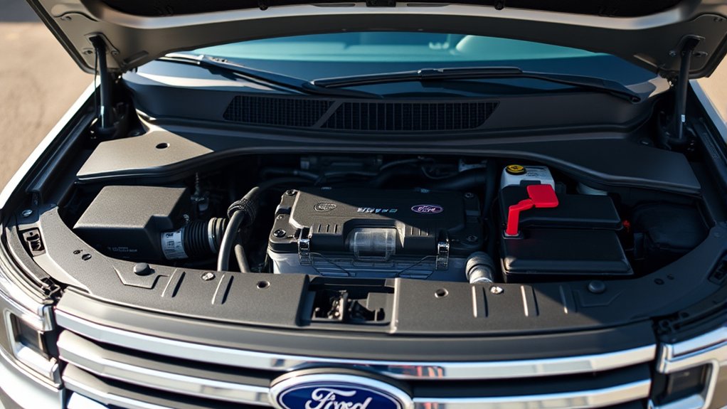locate the passenger side battery location