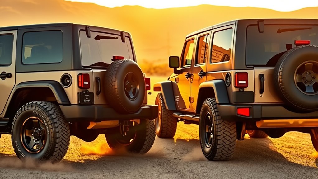 longer wheelbase heavier wrangler