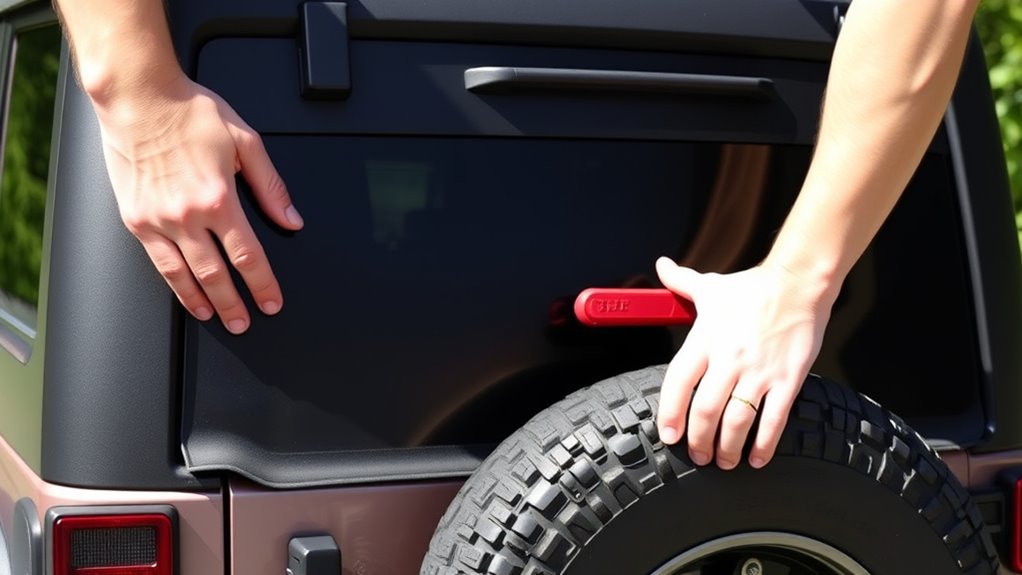 mounts over door openings secures
