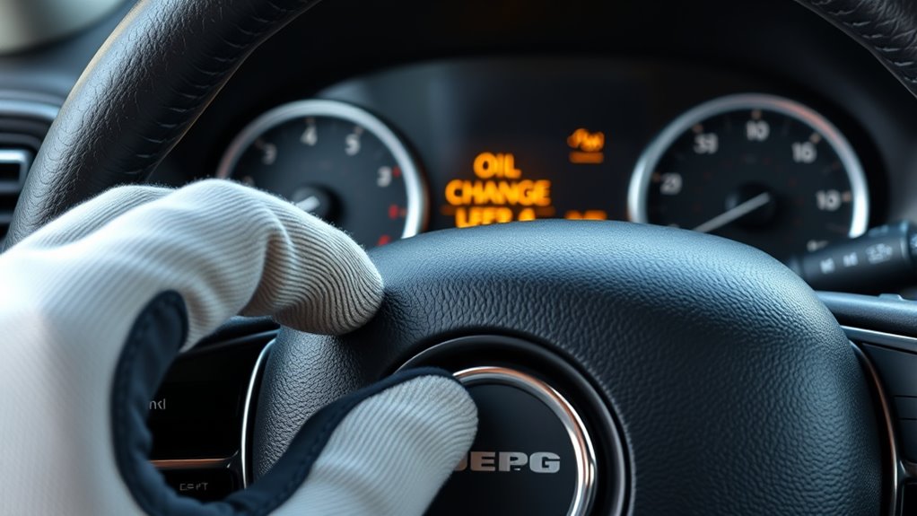 oil light reset ignition and pedal sequence