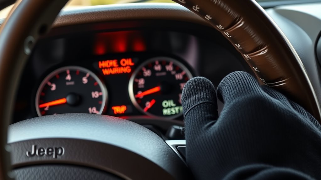 oil light reset troubleshooting steps