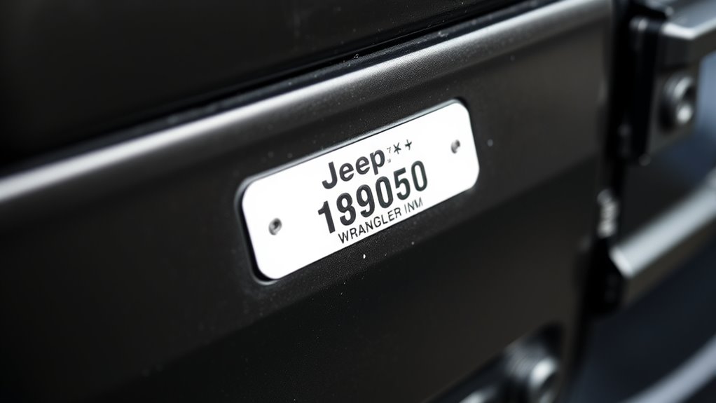 read vin from driver door jamb