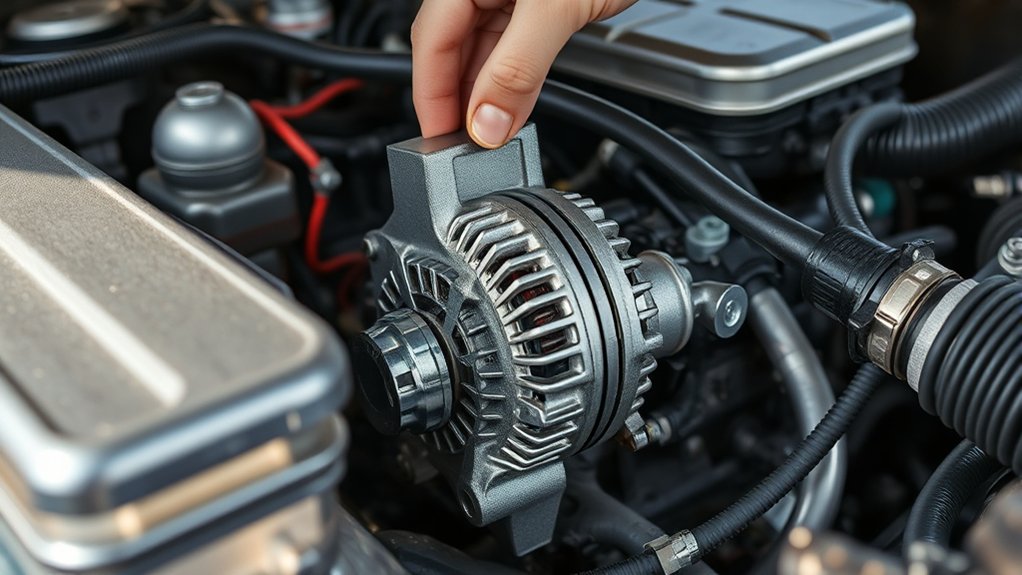 remove air intake loosen belt