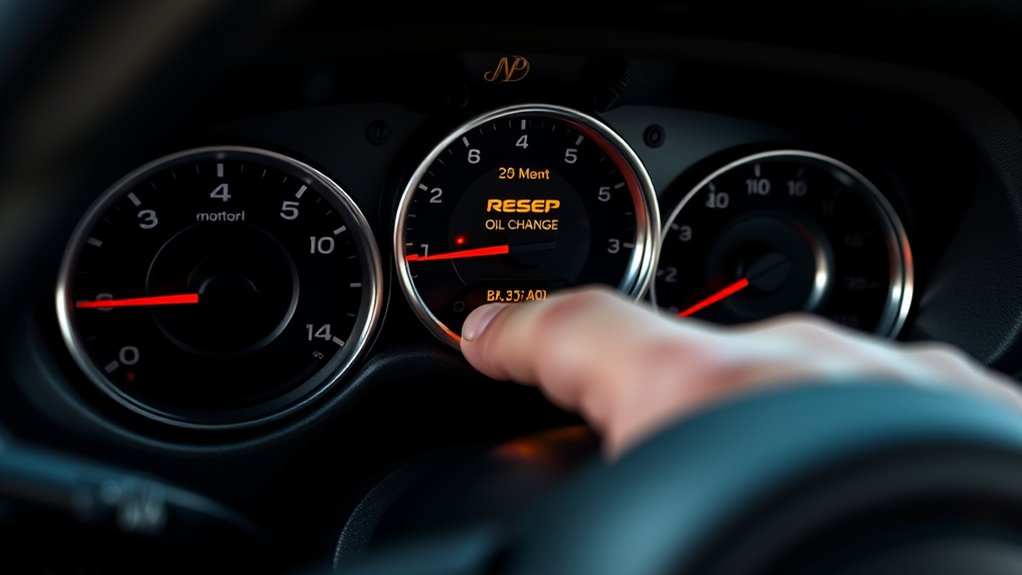 reset oil change indicator after reset