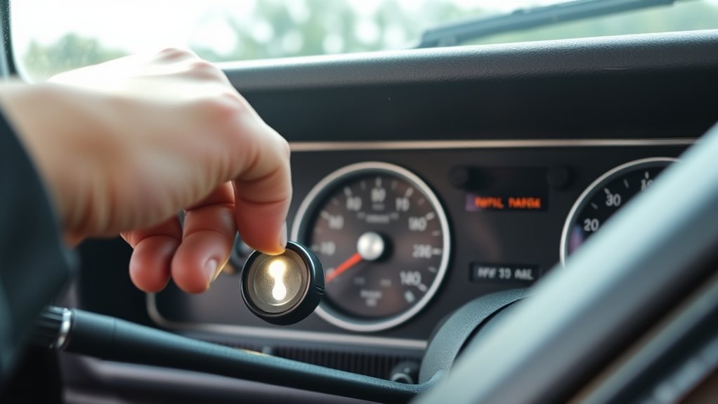 reset oil life with ignition method
