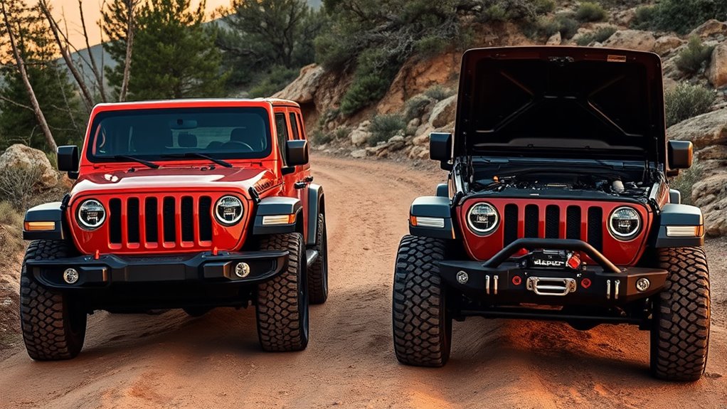 rubicon shares wrangler engines
